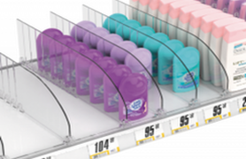 Разделители с креплениями-замками  купить в интернет магазине – PosmshopРазделители с креплениями-замками - Каталог POS материалов