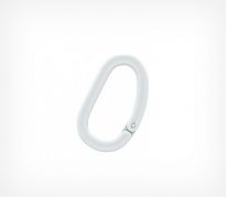 Кольцо пластиковое P-RING овальной формы — защёлкивающееся кольцо для соединения элементов вывесок или подвешивания рекламных материалов